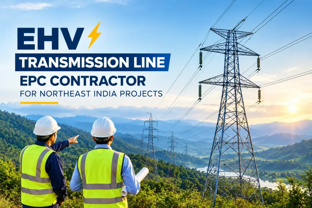 EHV Transmission Line EPC Contractor for Northeast India Projects