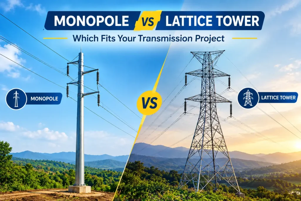 Monopole vs Lattice Tower: Which Fits Your Transmission Project